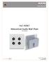 4x2 AES67 Networked Audio Wall Plate User Manual