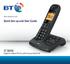 Block Nuisance Calls. Quick Set-up and User Guide. BT XD56 Digital Cordless Phone with Answer Machine