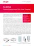 Outdoor Wireless Access Point Series Datasheet. Cloud AC, the APs offer Wi-Fi user data forwarding, advanced security and access control with ease.