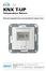 KNX T-UP. Temperature Sensor. Technical specifications and installation instructions