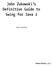 John Zukowski's Definitive Guide to Swing for Java 2