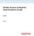 Veritas Access Enterprise Vault Solutions Guide