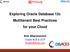 Exploring Oracle Database 12c Multitenant Best Practices for your Cloud Ami Aharonovich