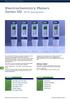 Electrochemistry Meters. Series SD (IP 67 waterproof) Electrochemistry Meters