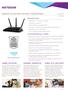 Nighthawk AC2300 Smart WiFi Router Dual Band Gigabit