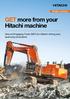 GET more from your Hitachi machine. Ground Engaging Tools (GET) for Hitachi mining and quarrying excavators