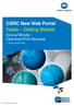 CSRC New Web Portal Guide Getting Started