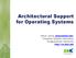 Architectural Support for Operating Systems. Jinkyu Jeong ( Computer Systems Laboratory Sungkyunkwan University