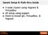 Ganeti Setup & Walk-thru Guide. 3-node cluster using Vagrant & VirtualBox All setup using puppet Need to install git, VirtualBox, & Vagrant