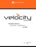 Integration Note for. Q-SYS Platform. by QSC. Atlona Integration Note. Velocity