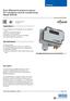 Dual differential pressure sensor For ventilation and air-conditioning Model A2G-52