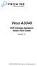 Vess A3340 NVR Storage Appliance Quick Start Guide Version 1.0