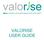 Valorise user guide version All rights reserved 1