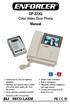 DP-222Q Color Video Door Phone Manual