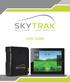 Read carefully the SkyTrak Safety and Product Information Guide before setup or use of the SkyTrak system