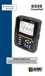 PowerPad QUICK START 8335 USER GUIDE IMPORTANT WARRANTY NOTE: