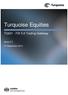 Turquoise Equities. TQ201 - FIX 5.0 Trading Gateway. Issue September 2013