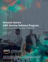 Amazon Aurora AWS Service Delivery Program Consulting Partner Validation Checklist