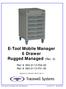 E-Tool Mobile Manager 6 Drawer Rugged Managed (Rev. 0)