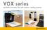 VOX series. Facilitate everyday life with modern reading systems