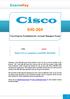 Cisco Express Foundation for Account Managers Exam.