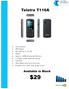 $29. Telstra T116A. Available in Black