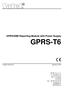 GPRS-T6. GPRS/SMS Reporting Module with Power Supply