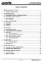 TABLE OF CONTENTS 1. GENERAL OVERVIEW OF 7700PTX OVERVIEW 7700PTX-GVTALLY... 2