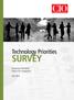 Technology Priorities SURVEY. Exclusive Research from CIO magazine