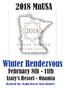 2018 MnUSA. Winter Rendezvous. February 8th - 11th Izaty s Resort - Onamia. Hosted by: Rum River Sno-Riders