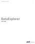 Data Explorer: User Guide 1. Data Explorer User Guide
