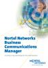 Nortel Networks Business Communications Manager
