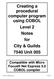 Creating a procedural computer program using COBOL Level 2 Notes for City & Guilds 7540 Unit 005