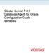 Cluster Server Database Agent for Oracle Configuration Guide - Windows