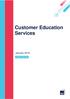 Customer Education Services