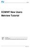 ECMWF New Users Metview Tutorial