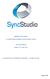 MobileFast SyncStudio. A Complete Mobile Database Synchronization Solution. Quick-Start Manual. Release 1.61, May 2014