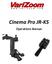 Cinema Pro JR-K5. Operations Manual