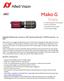 Mako G G-503. Gigabit Ethernet camera, ON Semiconductor CMOS sensor, 14 fps. Benefits and features: