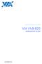 QUICK START GUIDE VIA VAB-820. Android EVK v