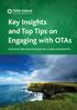 Key Insights and Top Tips on Engaging with OTAs. Informed by Fáilte Ireland meetings with a number of leading OTAs