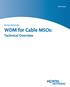 WDM for Cable MSOs: Technical Overview