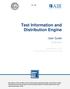 Test Information and Distribution Engine