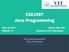 CSE1007 Java Programming