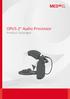 OPUS 2 Audio Processor. Product Catalogue