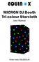 MICRON DJ Booth Tri-colour Starcloth