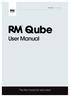 RM Qube - User Manual. User Manual