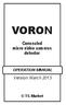 VORON. Concealed micro video cameras detector. Version: March 2013 OPERATION MANUAL. TS-Market