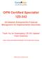 OPN Certified Specialist 1Z0-342