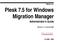 Plesk 7.5 for Windows Migration Manager